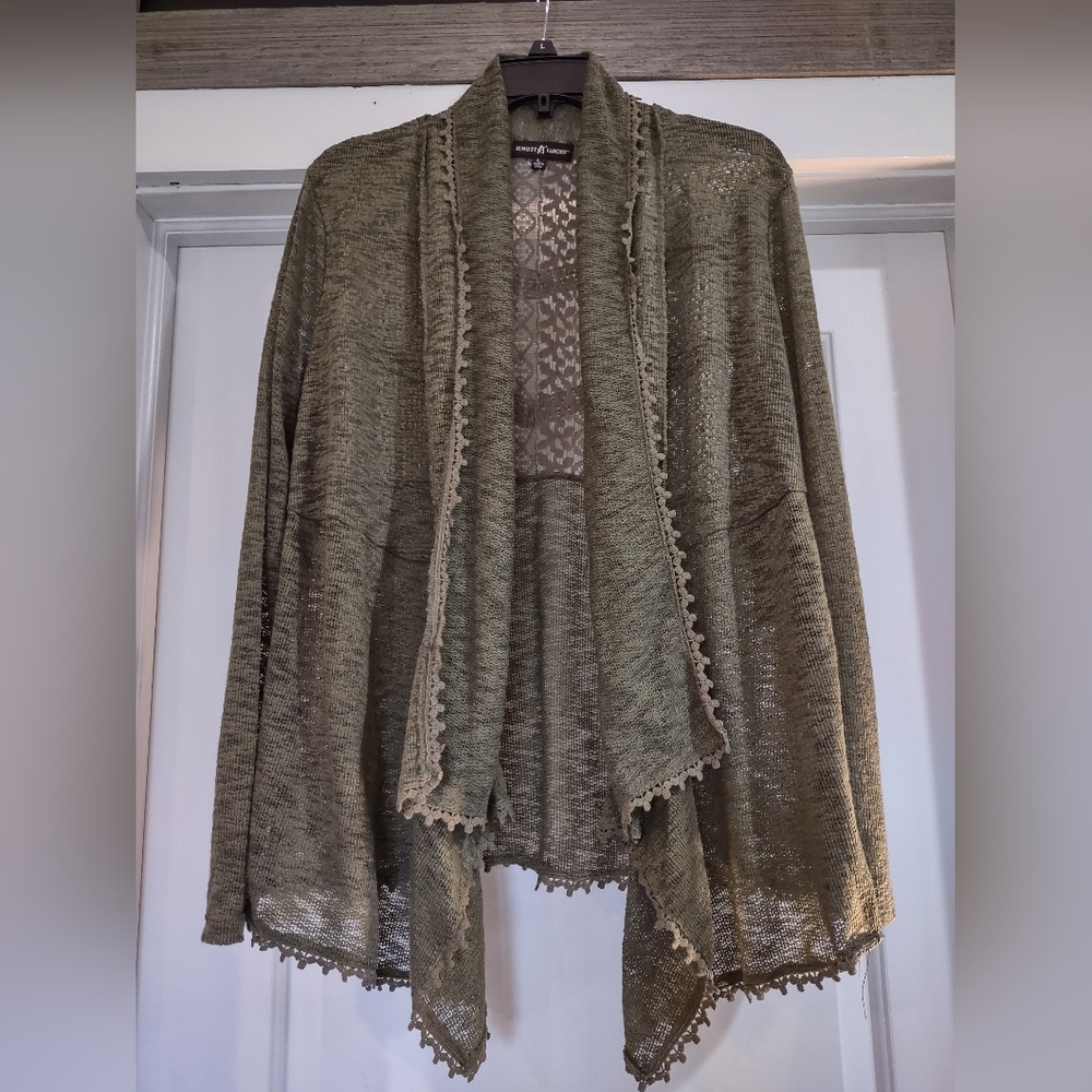 NWT Almost Famous Lace Detail Tunic